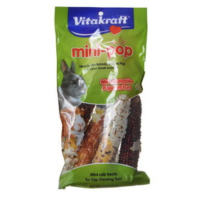VitaKraft Mini-Pop Small Animal Popcorn Treat, 6 oz, 25108