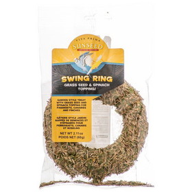 Vitakraft Vita Prima Sun Seed Swing Ring - Parakeet, Canary & Finch, 2.1 oz, 26610