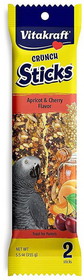 Vitakraft Crunch Sticks Apricot & Cherry Parrot Treats, 2 Pack, 31689