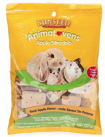 Sunseed AnimaLovens Apple Strudels for Small Animals, 4 oz, 34804