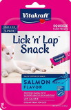 VitaKraft Lick N Lap Snack Salmon Cat Treat, 5 count, 35968