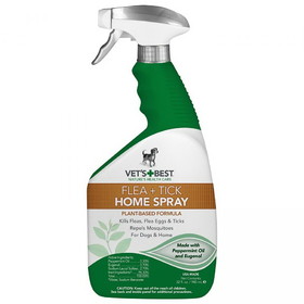 Vet's Best Flea & Tick Home Spray, 32 oz, 3165810348