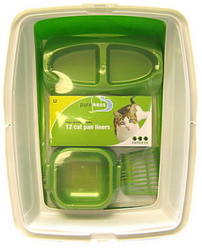 Van Ness Cat Starter Kit, 19"L x 15"W x 4.25"H, SKCP4