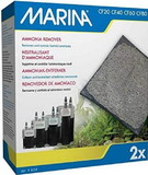 Marina Canister Filter Replacement Zeolite Ammonia Remover, 2 count, A54