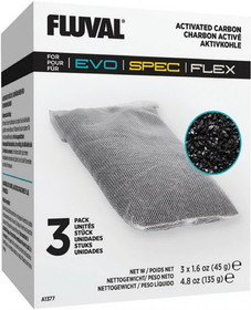 Fluval Spec Replacement Carbon Insert, 3 count, A1377