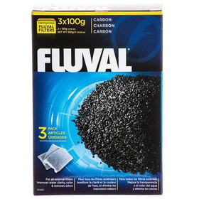 Fluval Carbon Bags, 3 x 100 Gram Bags (3 Pack), A1440