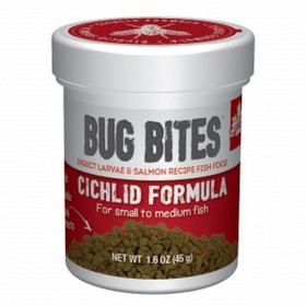 Fluval Bug Bites Cichlid Formula Granules, 1.6 oz (45 g), A6580