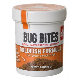 Fluval Bug Bites Goldfish Formula Granules for Small-Medium Fish, 1.59 oz, A6583