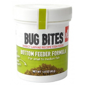 Fluval Bug Bites Bottom Feeder Formula Granules for Small-Medium Fish, 1.59 oz, A6586