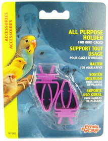Living World All Purpose Holder for Bird Cages - Plastic, All Purpose Holder, 81682