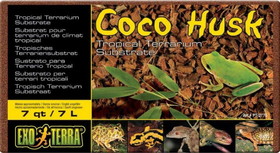 Exo Terra Coco Husk Brick Tropical Terrarium Reptile Substrate, 7 qt , PT2775