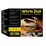 Exo Terra Worm Dish, Mealworm Feeder - (5