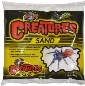Zoo Med Creatures Sand - White, 2 lbs (0.9 kg), CT-2W