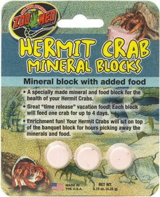 Zoo Med Hermit Crab Mineral Blocks, 1 count, HC-62