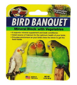 Zoo Med Bird Banquet Vegetable Block, 1 count, BB-VS