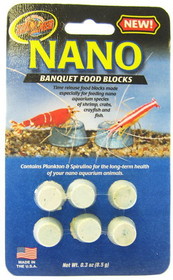 Zoo Med Nano Banquet Food Blocks, .3 oz (6 Pack), BB-9