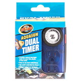 Zoo Med Aquatic AquaSun Dual Timer - Day & Night, 2 Outlet Day & Night Timer, AA-14