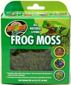 Zoo Med All Natural Living Frog Moss, 80 Cubic Inches, CF3-FM