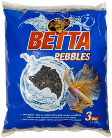Zoo Med Natural Betta Pebbles Aquarium Substrate, 3 lbs , BA-7