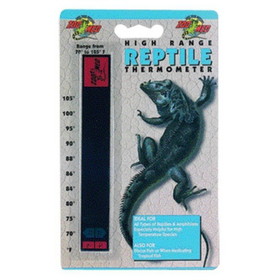 Zoo Med High Range Reptile Thermometer, 70-105 Degrees F, TH-10