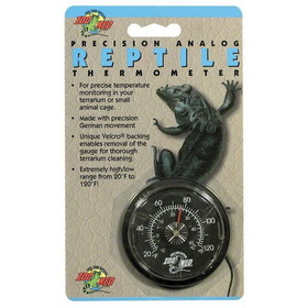 Zoo Med Precision Analog Reptile Thermometer, Analog Reptile Thermometer, TH-20