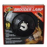 Zoo Med Delux Porcelain Brooder Lamp - Black, Up to 250 Watts (10