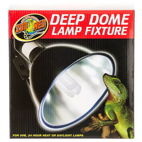 Zoo Med Deep Dome Lamp Fixture - Black, 160 Watts, LF-17