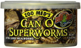 Zoo Med Can O Superworms Extra Large Mealworms, 1.2 oz, ZM-146