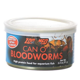 Zoo Med Can O' Bloodworms, 3.2 oz, ZMA-10