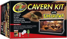 Zoo Med Cavern Kit with Excavator, Complete Excavation Kit, XRK-1