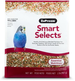 ZuPreem Smart Selects Bird Food for Small Birds, 2 lbs, 998828