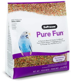 ZuPreem Pure Fun Enriching Variety Seed for Small Birds, 2 lbs, 35020
