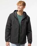 Custom Independent Trading Co. EXP95NB Water Resistant Hooded Windbreaker Coaches Jacket