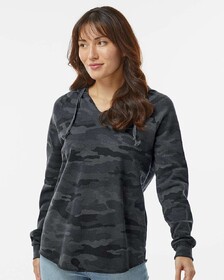 Independent Trading Co. PRM2500 Womens California Wave Wash Hoodie