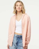 Independent Trading Co. PRM2500Z Womens California Wave Wash Zip Hood