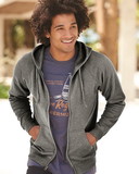 Custom Independent Trading Co. PRM33SBZ Unisex Special Blend Zip Hooded Sweatshirt