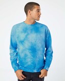 Independent Trading Co. PRM3500TD Unisex Midweight Tie Dyed Crew Neck