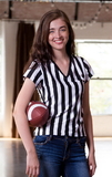 In Your Face Apparel B02 Women's V-Neck Referee Shirt