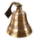 India Overseas Trading AL 18442B Bronze Finish Aluminum Ribbed Ship Bell with Rope, 5.75"