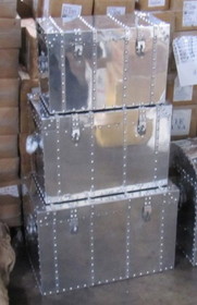 India Overseas Trading AL23354B - Nested aluminum box set