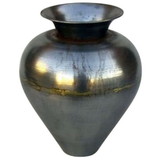 India Overseas Trading AL 2467 Metallic Iron Vase, Cone 11.5