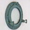 India Overseas Trading AL 48591A Green Aluminum Porthole with Glass, 9"