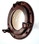 India Overseas Trading AL 4859C Rust Aluminum Porthole with Mirror, 9"