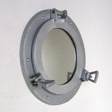 India Overseas Trading AL 4859 Aluminum Porthole with Mirror,9