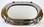 India Overseas Trading AL 48602M Chrome Finish Aluminum Oval Porthole with Mirror, 14"