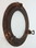 India Overseas Trading AL 4860K Red Brown Aluminum Porthole with Glass, 11"