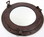 India Overseas Trading AL 4861C Rust Aluminum Porthole with Mirror, 15"