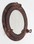 India Overseas Trading AL 4870K Red Brown Aluminum Porthole with Mirror, 12"