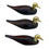 India Overseas Trading BR 1560 Wooden Duck Set 3, Brass Head, Price/Set of 3