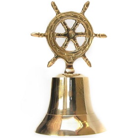 BR 48270 - Brass Ship Wheel Clock (7082), 11 – India Overseas Trading  Corporation